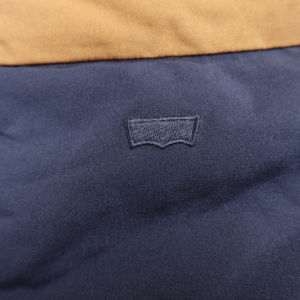 NEW Levis Jacket Mens M Blue Hooded Quilted Parka Insulated Puffer Chore Coat - Picture 3 of 13